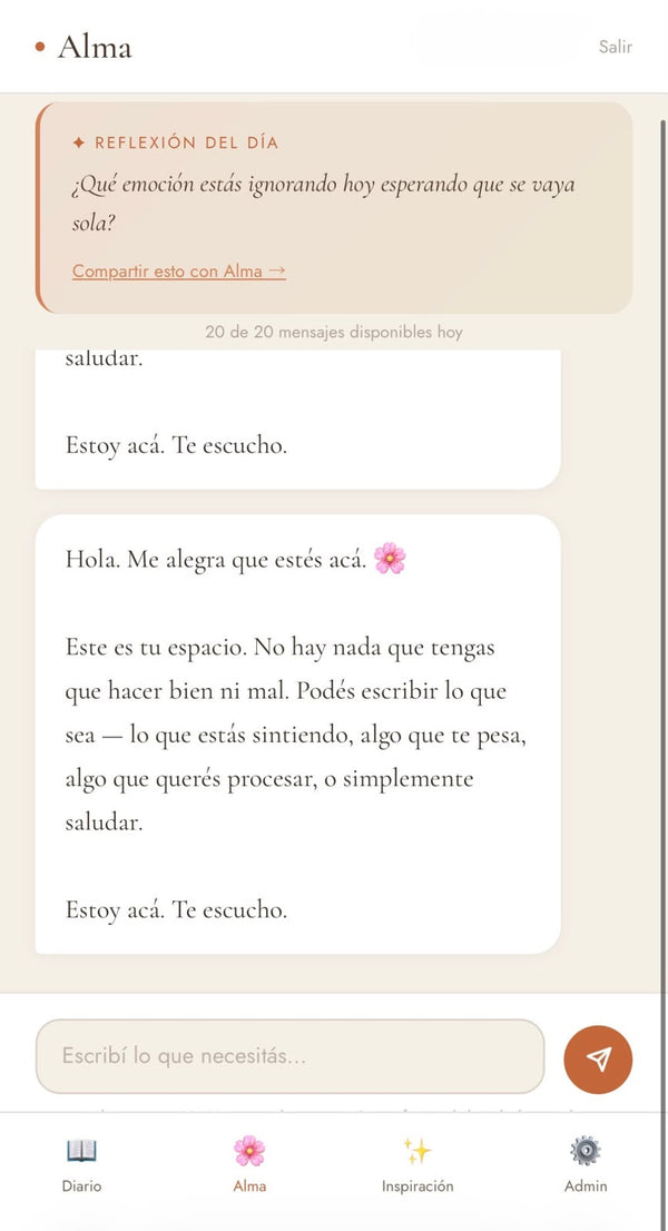 Hablar con Alma