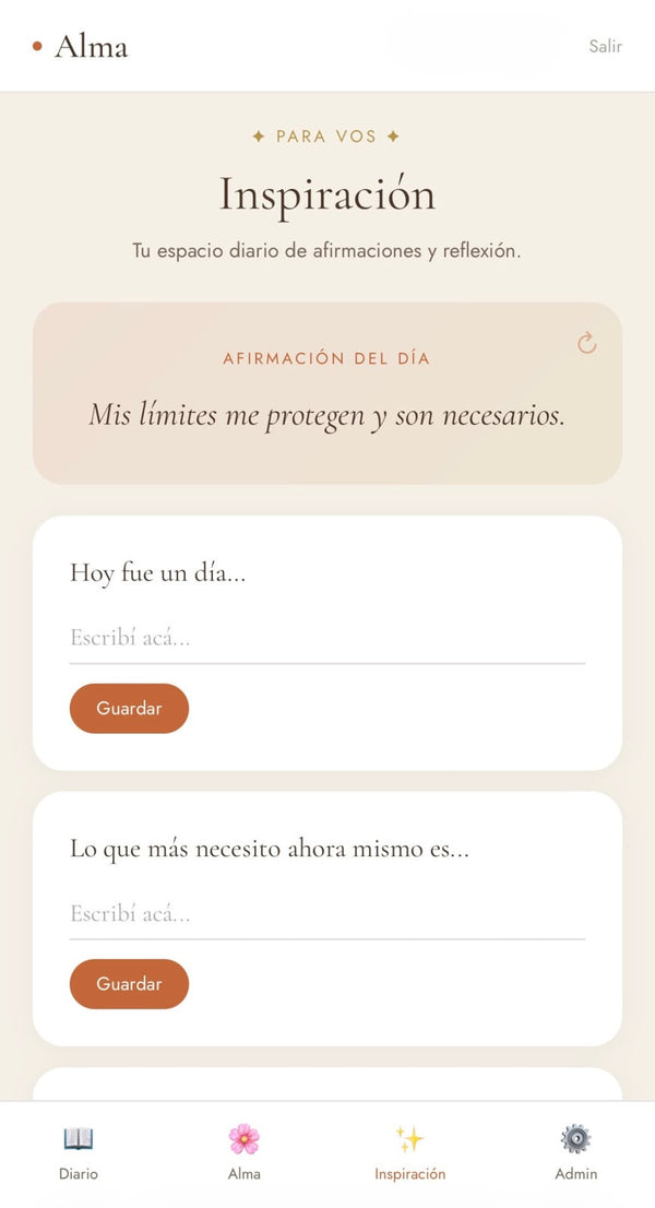 Inspiración diaria
